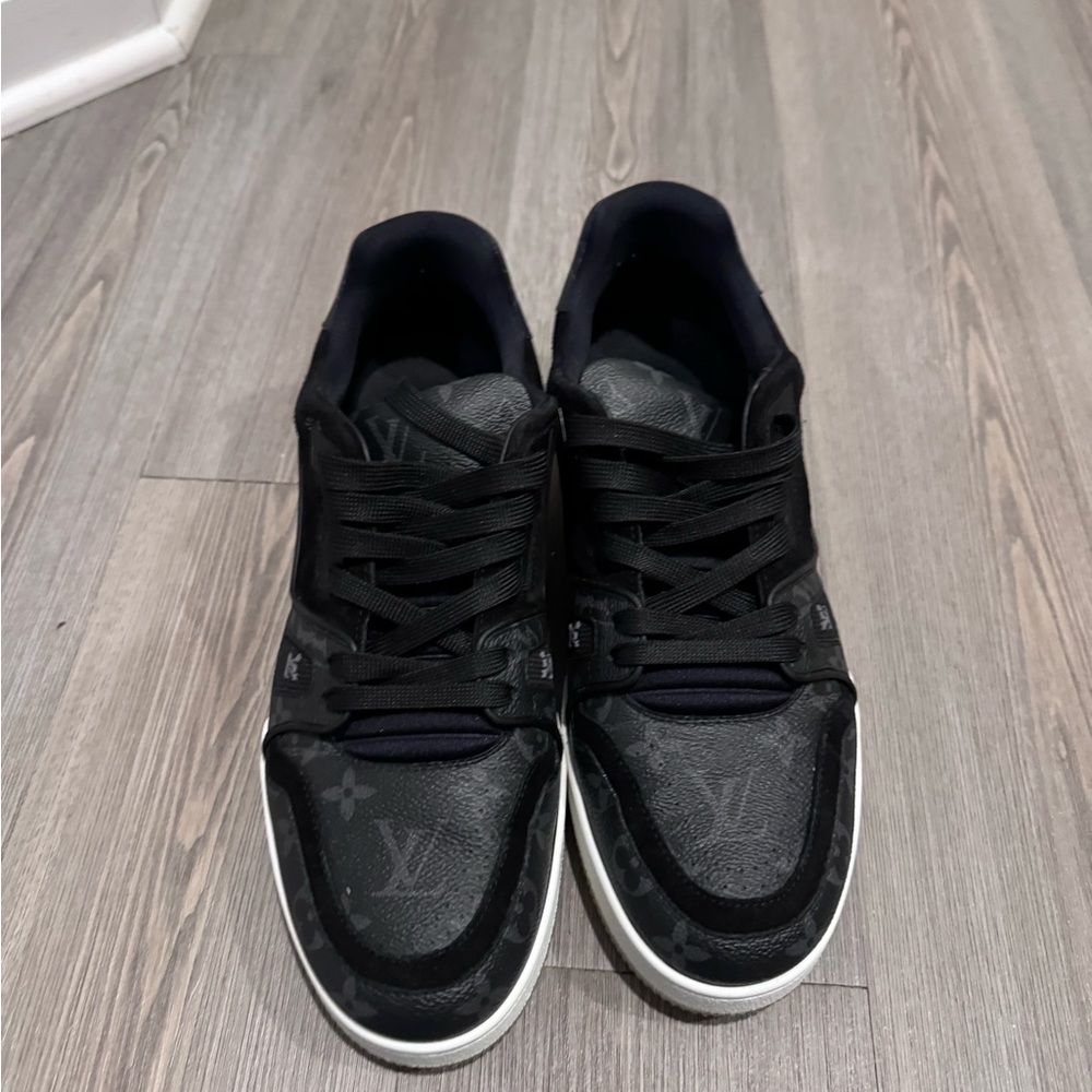 Louis Vuitton Black Monogram LV Trainer Sneaker - Picture 5 of 7